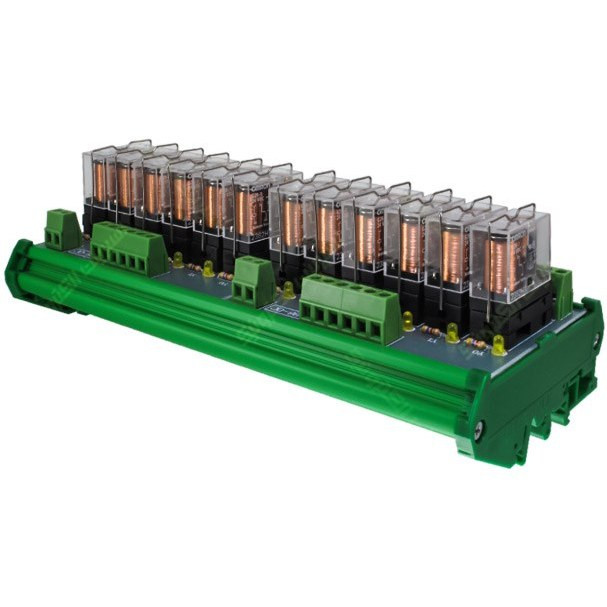 کارت رله برد رله ۱۲ کانال امرون ۱۰ امپر ۲۴ ولت