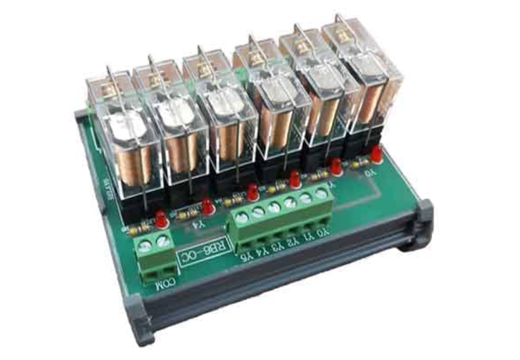 کارت رله برد ۶ کانال