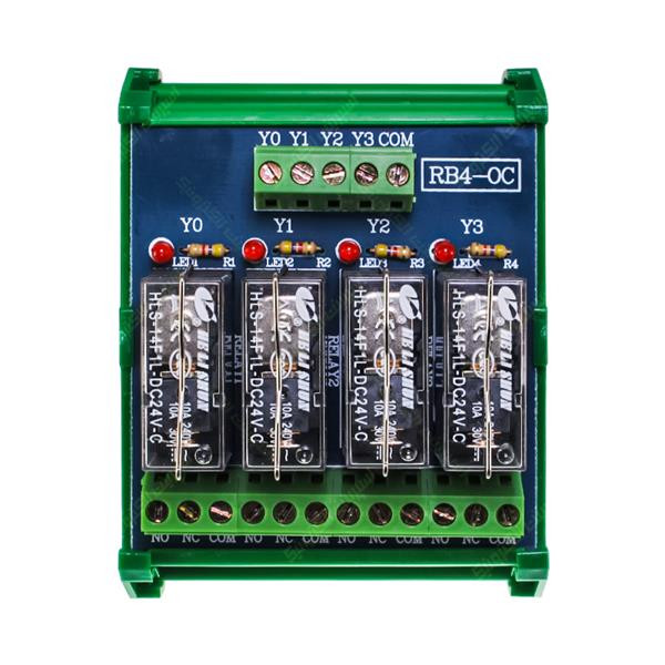 کارت رله برد هلی شان تک کنتاکت 5 پایه plc اتوماسیون