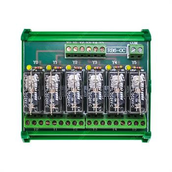 رله روبردی 6 کاناله 10 امپر 24 ولت هلی شان