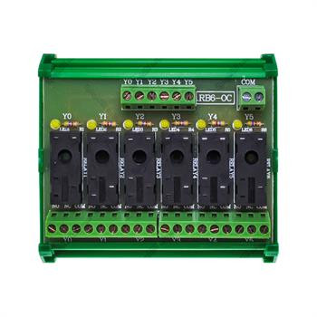 خرید انلاین کارت رله ۶ کانال ۱۰ امپر ۲۴ ولت بدون رله