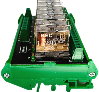 رله برد 8 کاناله 10 آمپر 24 ولت KEC