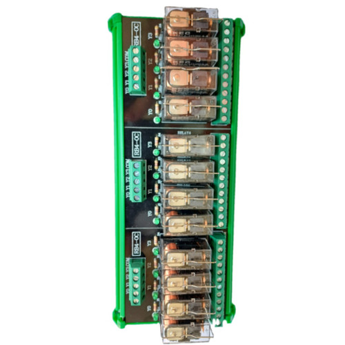 کارت رله برد ۱۲ کاناله ۱۶ امپر ۲۴ ولت kec