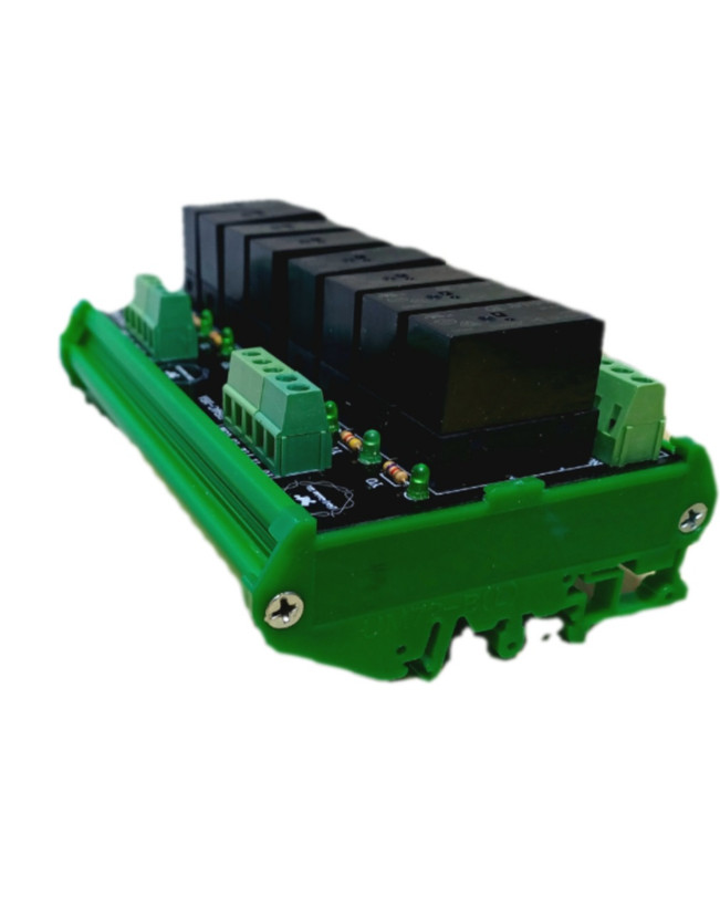 هونگفا کارت رله برد ۱۶ امپر ۲۴ ولت ۸ کانال