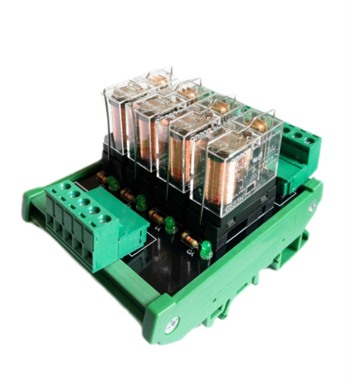 خرید کارت رله برد امرون ریل برد با کیفیت و ترمینال سوکتی