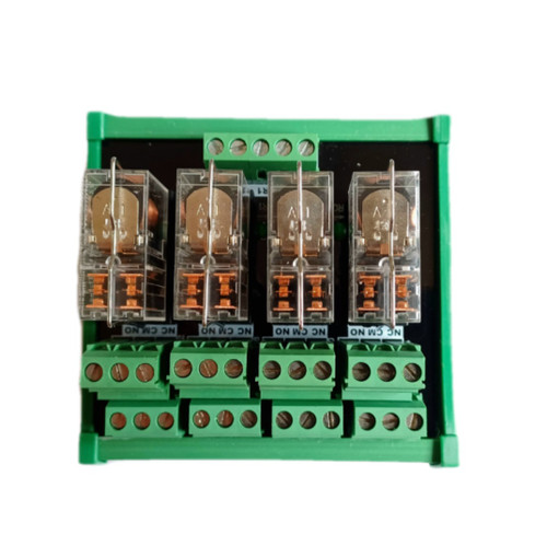 کارت رله برد دو کنتاکت ۴ کانال امرون ۲۴ ولت ۱۶ امر