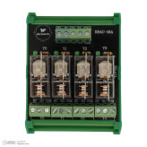 خرید انلاین کارت رله برد ۴ کانال ۱۶ امپر ۲۴ ولت امرون تک کنتاکت