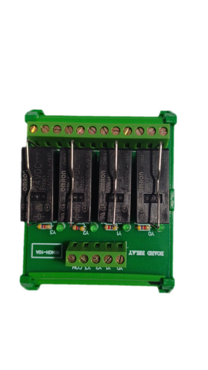 کارت رله برد مشکی امرون ۲۴ ولت ۱۲ امپر